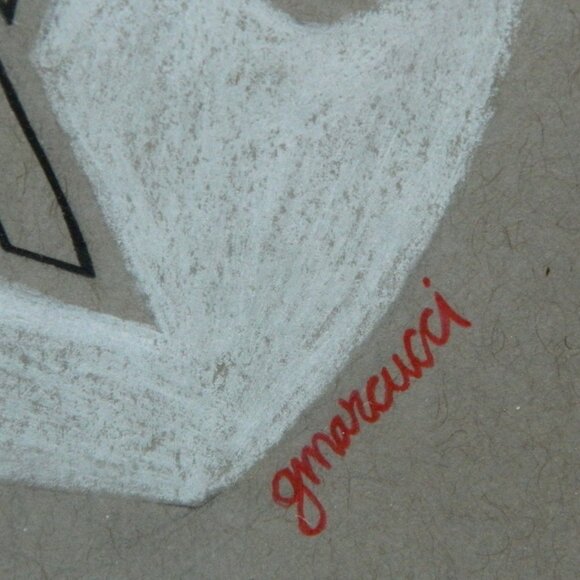 Stylized Woman's Face Drawing by G Marcucci - Picture 3 of 6